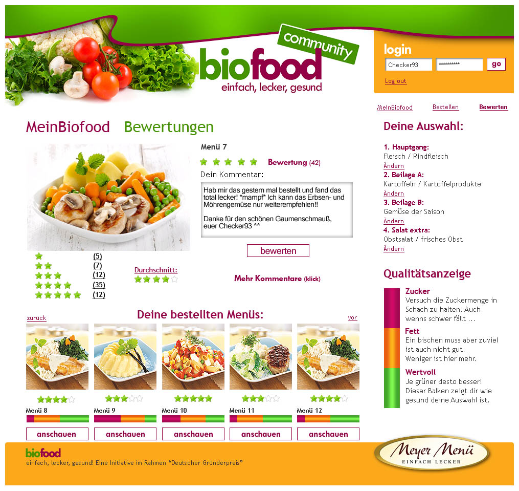 Biofood Community - einfach lecker gesund